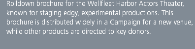 Wellfleet Harbor Actors Theater brochure