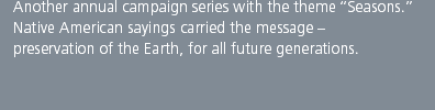 Annual Campaign with Seasons theme